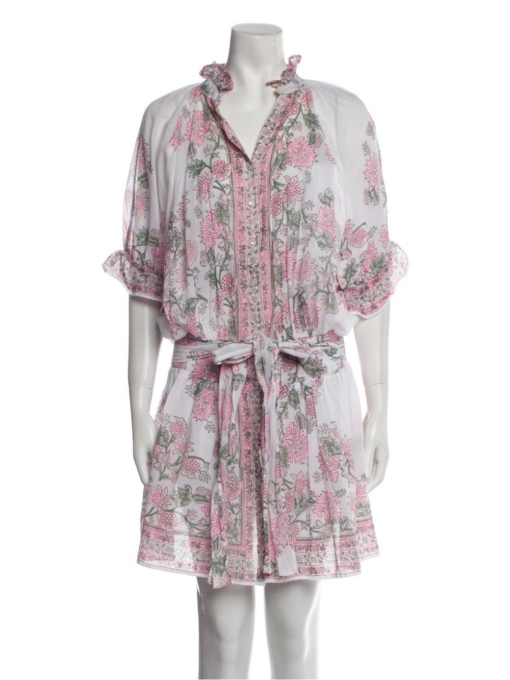 Juliet Dunn Floral dress women’s EUC